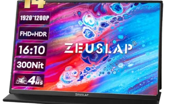 ZEUSLAP 16:10 휴대용 모니터, 노트북 컴퓨터 확장 화면 상품 리스트