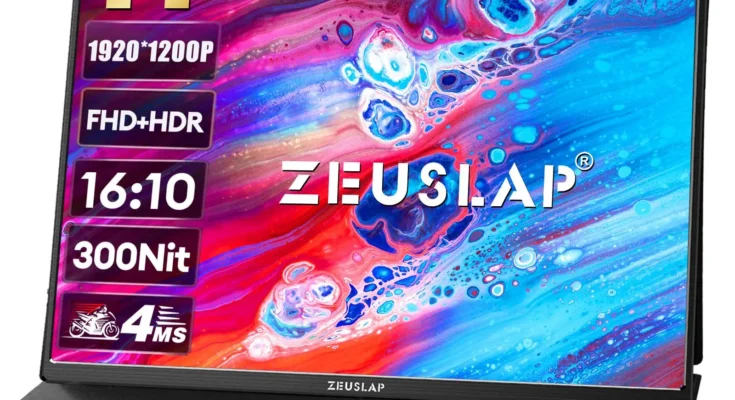 ZEUSLAP 16:10 휴대용 모니터, 노트북 컴퓨터 확장 화면 상품 리스트