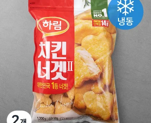 담백하고 고소한 하림 치킨너겟 (냉동) 제품 소개